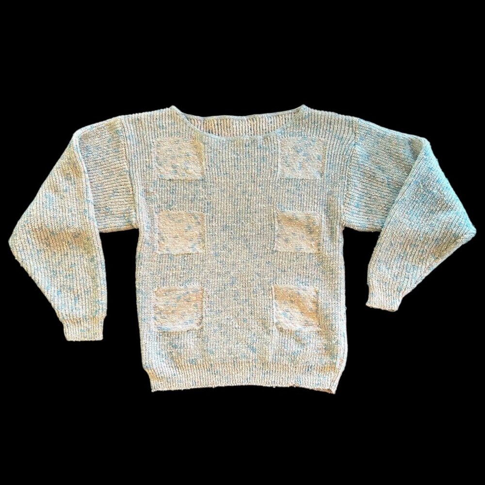 Vintage Fairy Kei Whimsy Pastel Goth Knit Sweater